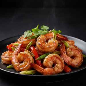 Prawns with Honey Black Pepper