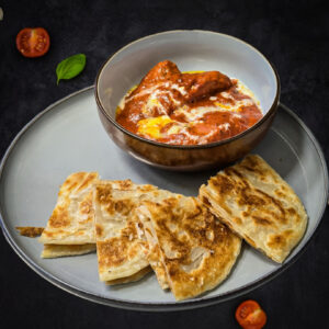 Parata with Butter Chicken