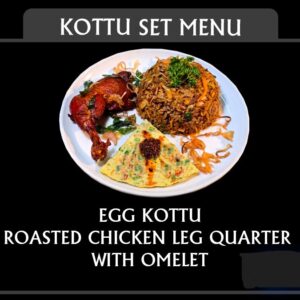 Kottu Set Menu